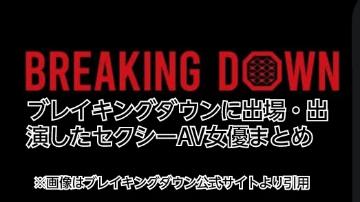 ブレイキングダウン　セクシーAV女優