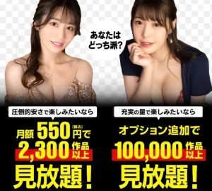 FANZA 巨乳 セクシーAV女優 月額 見放題 550円